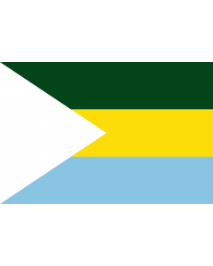 Flag: San Jacinto del Cauca  Bolívar | Municipio de San Jacinto del Cauca  Bolívar |  landscape flag | 2.16m² | 23sqft | 120x180cm | 4x6ft 