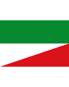 Flagge: Large San Luís de Gaceno | Municipal flag of San Luís de Gaceno in the department of Boyacá | Municipio de San Luís de Gaceno  |  Querformat Fahne | 1.35m² | 90x150cm 