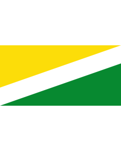 Flagge: Large Santa Rosalía  Vichada | Municipio de Santa Rosalía  Vichada  |  Querformat Fahne | 1.35m² | 80x160cm 