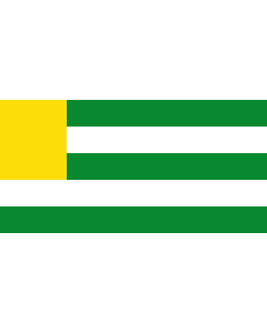 Flagge: Large Santiago  Putumayo | Municipio de Santiago  Putumayo  |  Querformat Fahne | 1.35m² | 80x160cm 