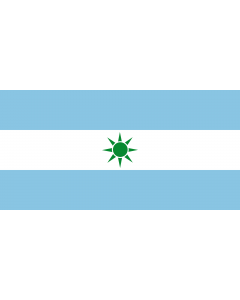 Flag: Sitionuevo  Magdalena | Municipio de Sitionuevo  Magdalena |  landscape flag | 1.35m² | 14.5sqft | 80x160cm | 30x60inch 