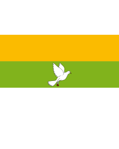 Flagge: XL Tamalameque  Cesar | Municipio de Tamalameque  Cesar  |  Querformat Fahne | 2.16m² | 120x180cm 