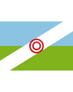 Flagge: Large Tauramena  Casanare | Municipio de Tauramena  Casanare  |  Querformat Fahne | 1.35m² | 90x150cm 