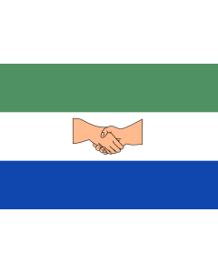 Drapeau: Uribe  Meta | Municipio de Uribe  Meta |  drapeau paysage | 2.16m² | 120x180cm 