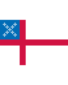 Flagge: Large Episkopalkirche der Vereinigten Staaten von Amerika  |  Querformat Fahne | 1.35m² | 90x150cm 