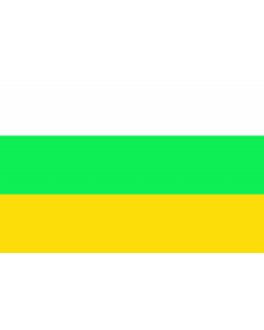 Flag: Municipality of Vianí  Cundinamarca |  landscape flag | 2.16m² | 23sqft | 120x180cm | 4x6ft 