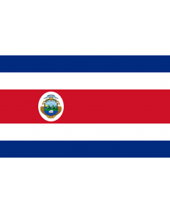 Indoor-Flag: Costa Rica 90x150cm