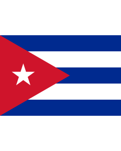 Flag: Cuba |  landscape flag | 0.06m² | 0.65sqft | 20x30cm | 8x12in 