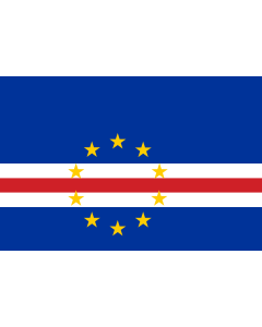 Flag: Cape Verde |  landscape flag | 0.96m² | 10sqft | 80x120cm | 2.5x4ft 