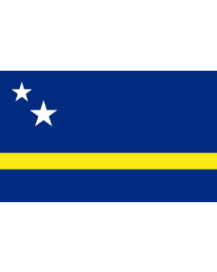Table-Flag / Desk-Flag: Curaçao 15x25cm