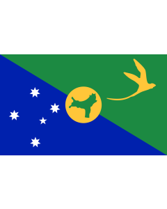 Table-Flag / Desk-Flag: Christmas Island 15x25cm