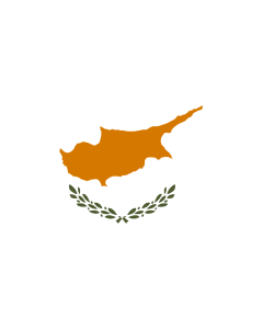 Flag: Cyprus |  landscape flag | 0.24m² | 2.5sqft | 40x60cm | 1.3x2foot 
