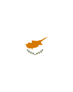 Banner-Flagge:  Zypern  |  Hochformat Fahne | 3.5m² | 300x120cm 