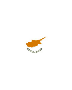 Banner-Flagge:  Zypern  |  Hochformat Fahne | 6m² | 400x150cm 