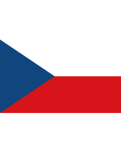 Flag: Czechia (Czech Republic) |  landscape flag | 2.4m² | 26sqft | 120x200cm | 4x7ft 