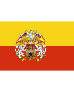 Flag: Prague |  landscape flag | 0.7m² | 7.5sqft | 70x100cm | 2x3ft 