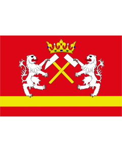 Flag: Municipal flag of Abertamy town |  landscape flag | 1.35m² | 14.5sqft | 90x150cm | 3x5ft 