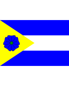 Flag: Adršpach, Náchod District, the Czech Republic |  landscape flag | 1.35m² | 14.5sqft | 90x150cm | 3x5ft 