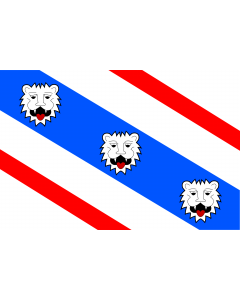 Flagge:  Albrechtice  Usti nad Orlici | Coat of arms  |  Querformat Fahne | 0.06m² | 20x30cm 
