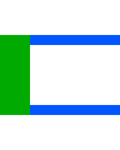 Bandera de  Bily Kostel nad Nisou | Municipal flag of Bílý Kostel nad Nisou village | Bílý Kostel nad Nisou, okres Liberec |  bandera horizontal | 2.16m² | 120x180cm 