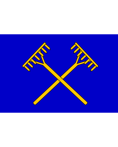 Flag: Municipal flag of Brandýs nad Orlicí town |  landscape flag | 2.16m² | 23sqft | 120x180cm | 4x6ft 