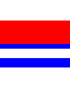 Flag: Brezova nad Svitavou |  landscape flag | 1.35m² | 14.5sqft | 90x150cm | 3x5ft 