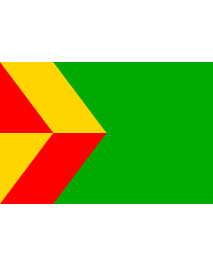 Flag: Brniste | Brniště  village in Czechia |  landscape flag | 1.35m² | 14.5sqft | 90x150cm | 3x5ft 