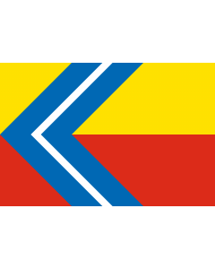 Flag: Brno-Řečkovice a Mokrá Hora |  landscape flag | 2.16m² | 23sqft | 120x180cm | 4x6ft 