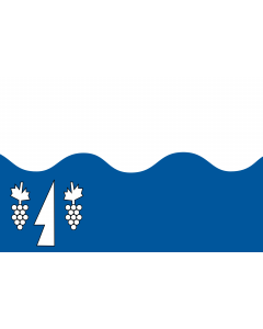 Flag: Brno-Kníničky |  landscape flag | 2.16m² | 23sqft | 120x180cm | 4x6ft 