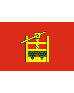 Flag: Brno-Líšeň |  landscape flag | 1.35m² | 14.5sqft | 90x150cm | 3x5ft 