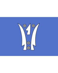 Flag: Brno-Slatina |  landscape flag | 1.35m² | 14.5sqft | 90x150cm | 3x5ft 