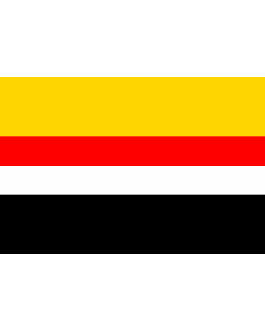 Flag: Brno-střed |  landscape flag | 1.35m² | 14.5sqft | 90x150cm | 3x5ft 