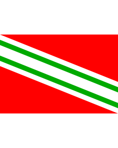 Flag: Buchlovice | Buchlovice  market town in Czechia |  landscape flag | 2.16m² | 23sqft | 120x180cm | 4x6ft 