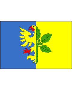 Flag: Bukovec |  landscape flag | 1.35m² | 14.5sqft | 90x150cm | 3x5ft 