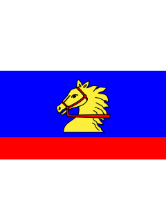 Flag: Bystrec CZ | Coat of arms |  landscape flag | 2.16m² | 23sqft | 120x180cm | 4x6ft 