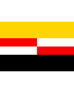 Flag: Cerhovice market town |  landscape flag | 1.35m² | 14.5sqft | 90x150cm | 3x5ft 