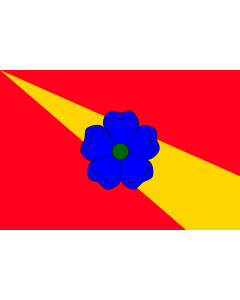 Flag: Cervena Voda | Coat of arms |  landscape flag | 2.16m² | 23sqft | 120x180cm | 4x6ft 