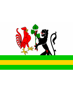 Flag: Ceske Libchavy CZ | Coat of arms |  landscape flag | 1.35m² | 14.5sqft | 90x150cm | 3x5ft 