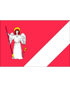 Flag: Municipal flag of en Chlístov village |  landscape flag | 2.16m² | 23sqft | 120x180cm | 4x6ft 