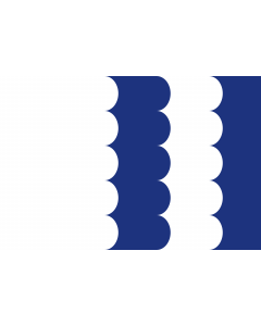 Flag: Chlum u Třeboně municipality |  landscape flag | 1.35m² | 14.5sqft | 90x150cm | 3x5ft 