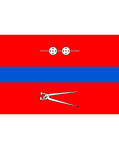 Flag: Dalešice |  landscape flag | 2.16m² | 23sqft | 120x180cm | 4x6ft 