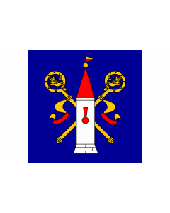 Flag: Damníkov CZ |  landscape flag | 2.16m² | 23sqft | 120x180cm | 4x6ft 