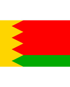 Flag: Municipal flag of Děpoltovice village |  landscape flag | 1.35m² | 14.5sqft | 90x150cm | 3x5ft 