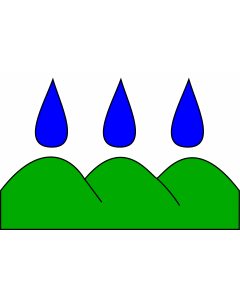 Flag: Destne v Orlickych horach | Deštné v Orlických Horách  village in Czechia |  landscape flag | 2.16m² | 23sqft | 120x180cm | 4x6ft 