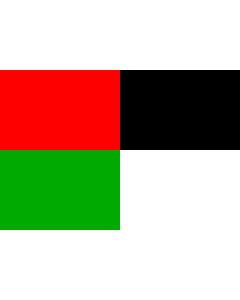 Flag: Dirna | Dírná  village in Czechia |  landscape flag | 1.35m² | 14.5sqft | 90x150cm | 3x5ft 