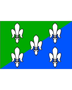 Flag: Divcice CZ |  landscape flag | 2.16m² | 23sqft | 120x180cm | 4x6ft 