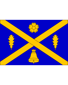 Bandera de  Dlouhonovice CZ | Municipal flag of Dlouhoňovice village | Dlouhoňovice, okres Ústí nad Orlicí |  bandera horizontal | 1.35m² | 90x150cm 