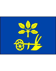 Flag: Dobratice |  landscape flag | 2.16m² | 23sqft | 120x180cm | 4x6ft 