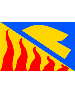 Bandera de  Dobrocovice PH CZ |  bandera horizontal | 1.35m² | 90x150cm 