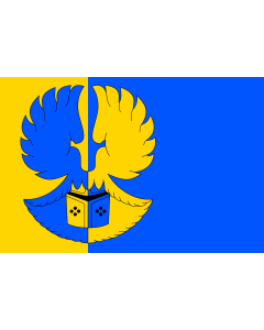 Flag: Municipal flag of cs Dolní Vilémovice village |  landscape flag | 1.35m² | 14.5sqft | 90x150cm | 3x5ft 